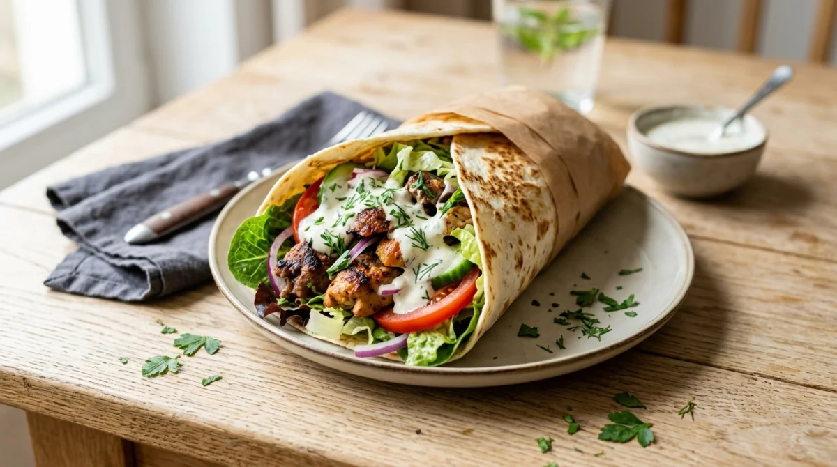 Recette de galette kebab maison facile et rapide