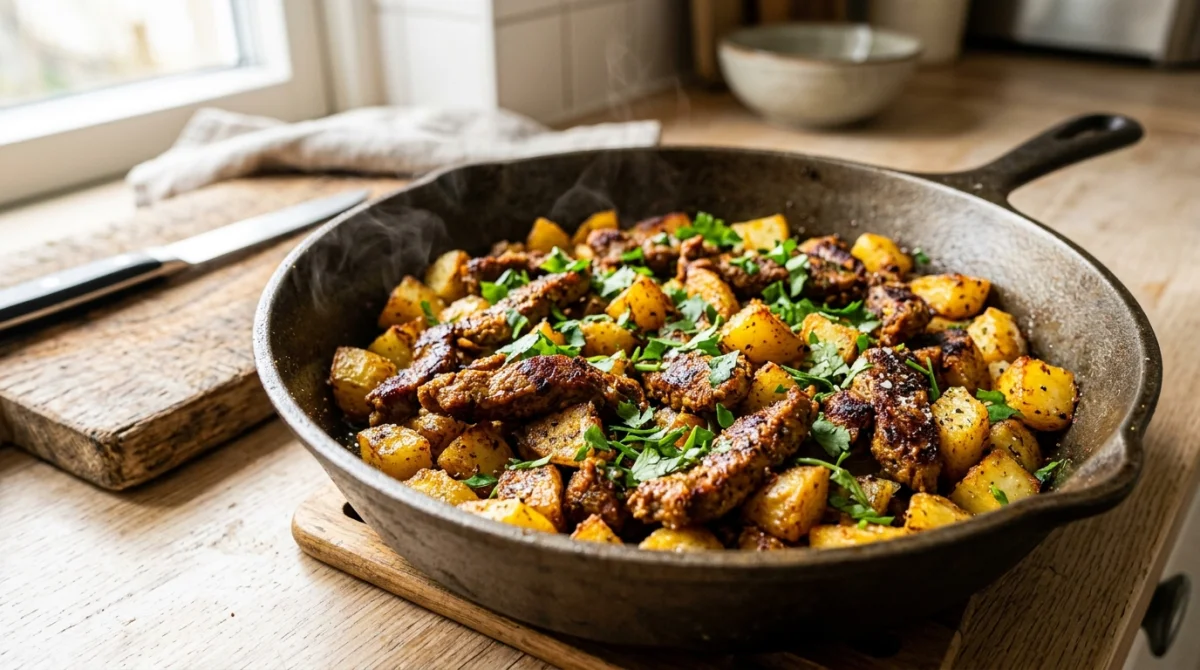 recette avec des lamelles de kebab